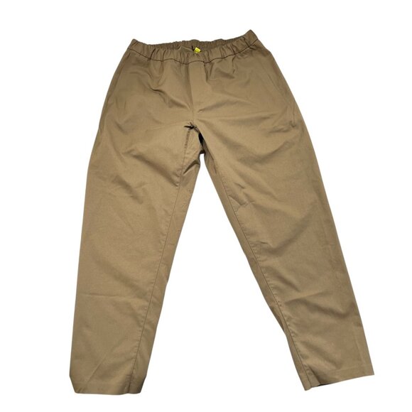Lululemon Lab Men's Tapered Slim Pant Khaki Tan 27" Inseam Size Large - Picture 1 of 8